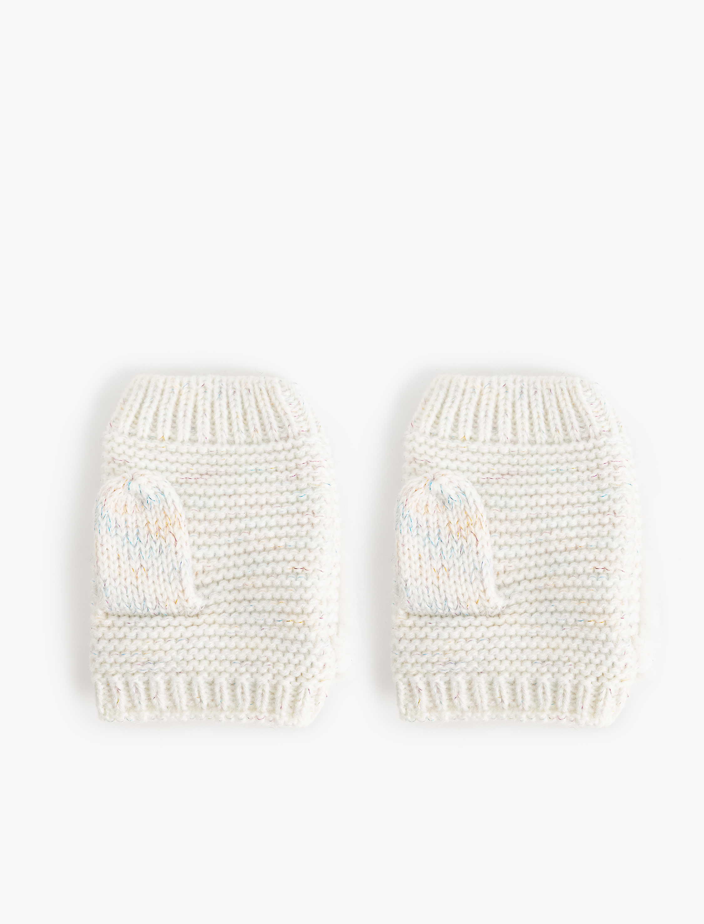  Kız Çocuk Parmaksız Peluş Detaylı Eldiven