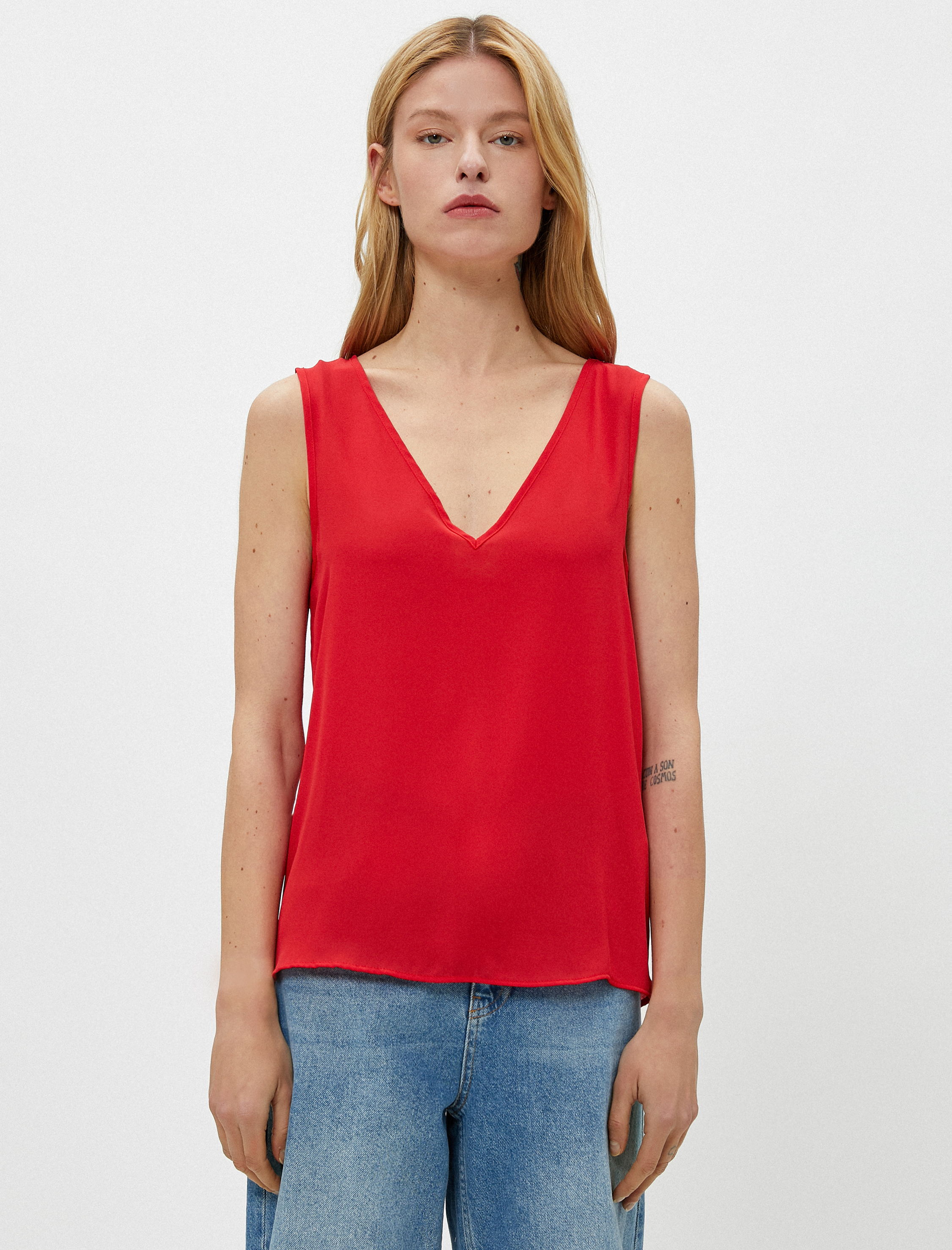   V Yaka Rahat Kesim Basic Bluz