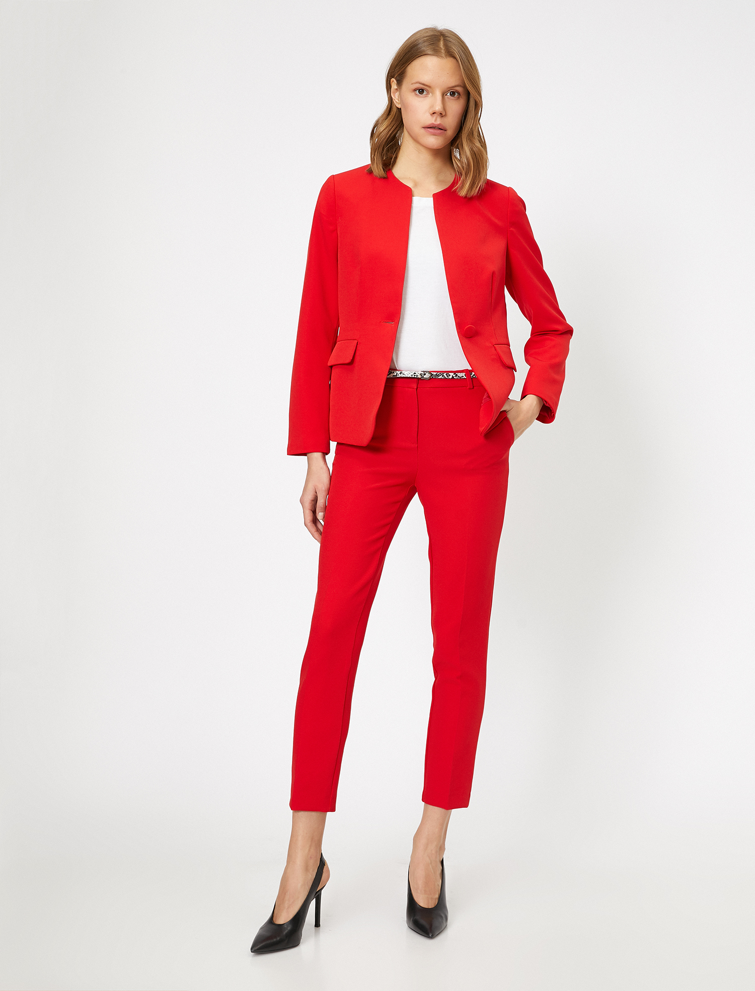   Cep Detaylı Slim Fit Pantolon