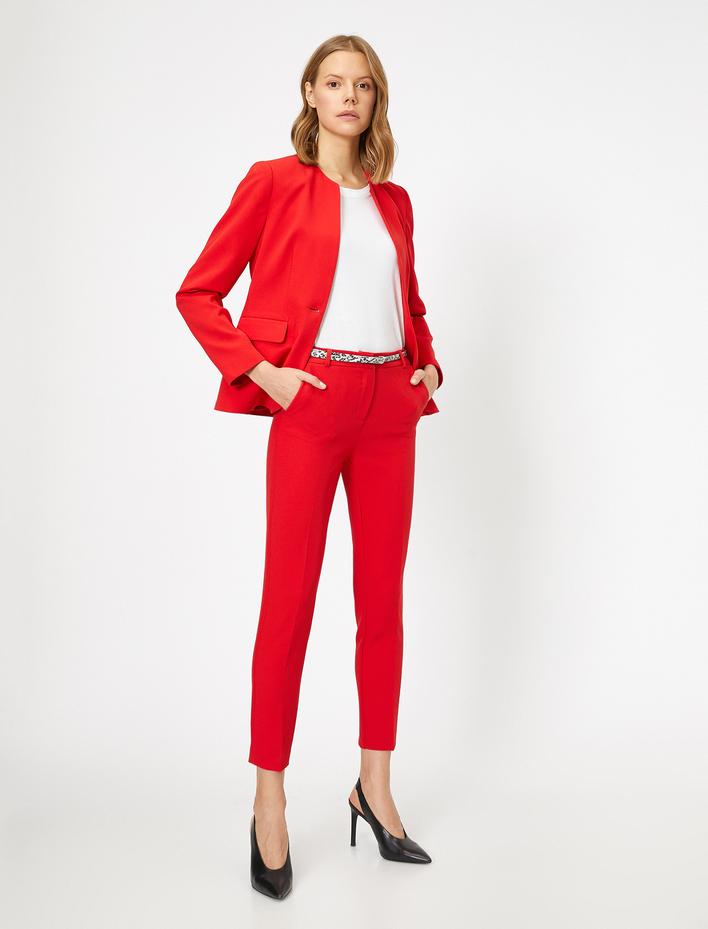  Cep Detaylı Slim Fit Pantolon