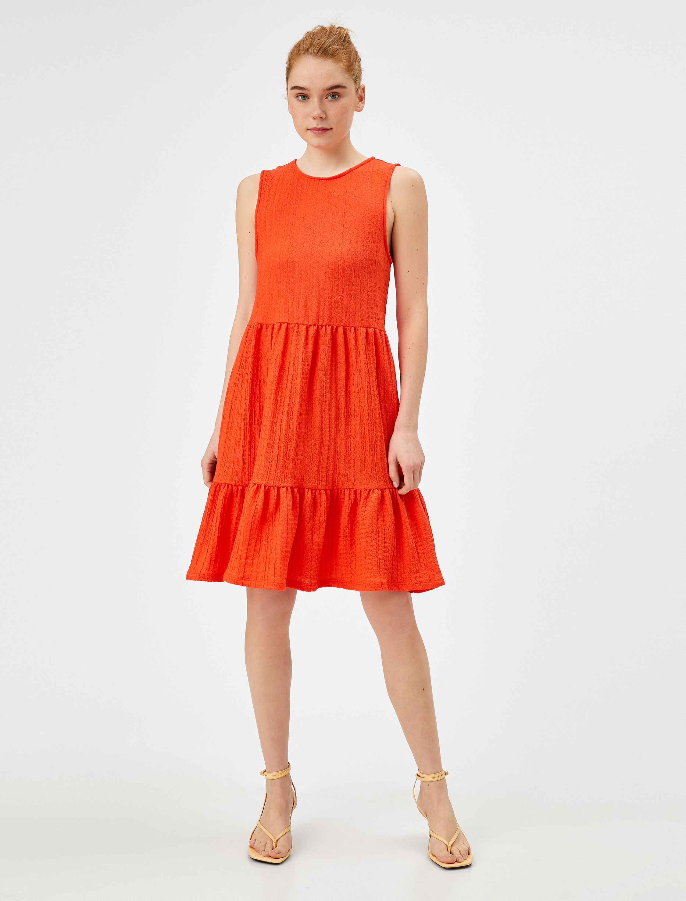   Kolsuz Elbise Bisiklet Yaka