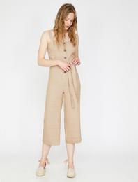 The Natural Look Jumpsuits - Doğal Dokulu Tulum