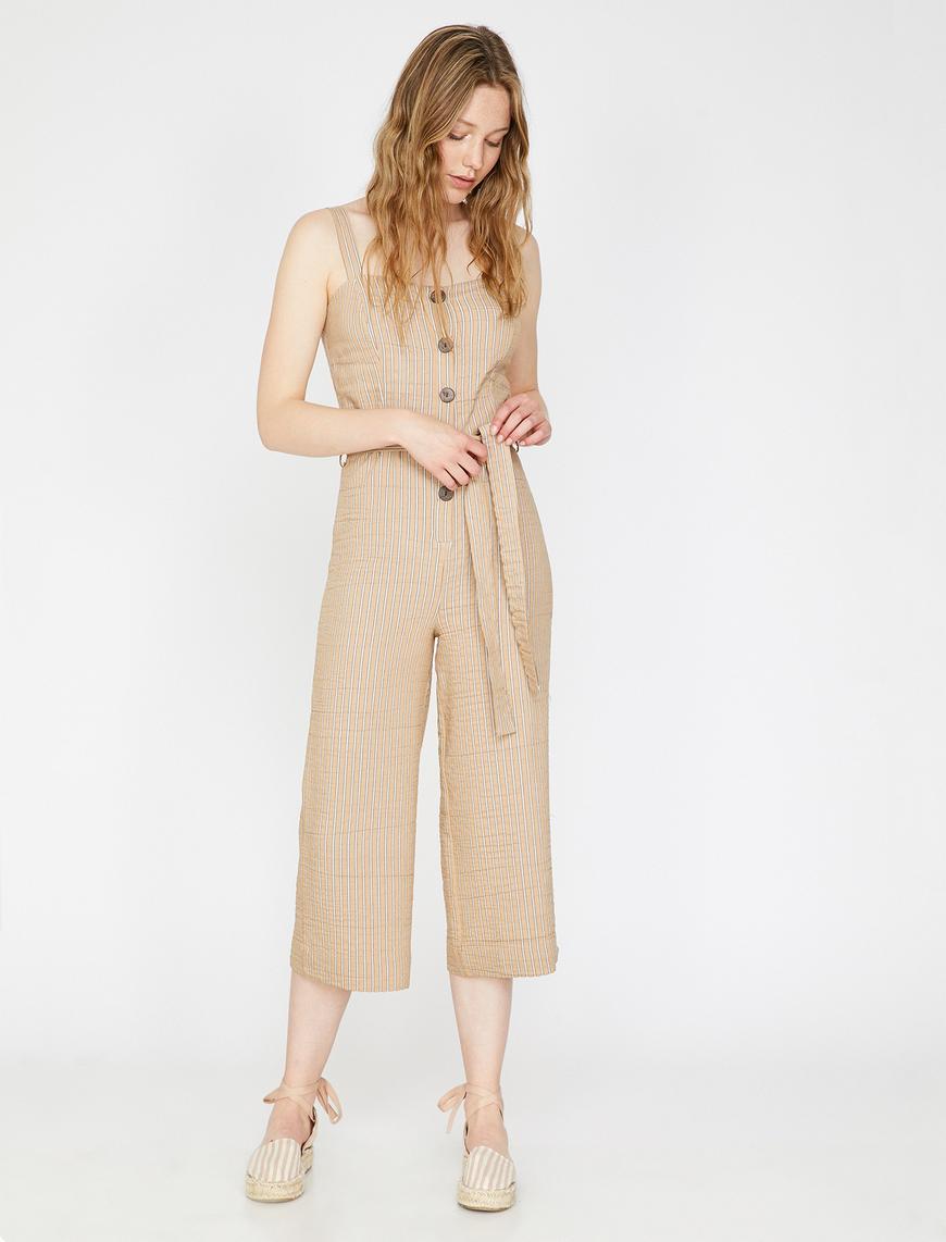   The Natural Look Jumpsuits - Doğal Dokulu Tulum