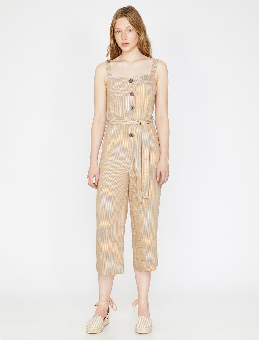   The Natural Look Jumpsuits - Doğal Dokulu Tulum