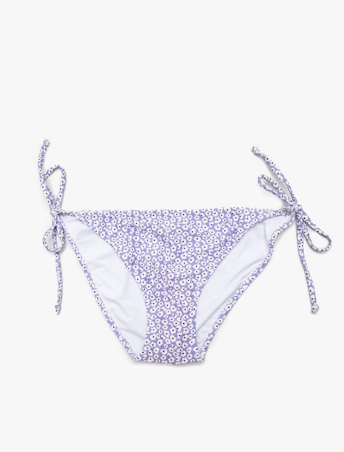  Floral Desenli Bikini Altı