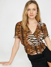 Zebra Desenli Bluz