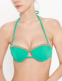 Desenli Bikini Üstü