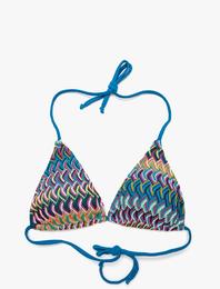Desenli Bikini Üstü
