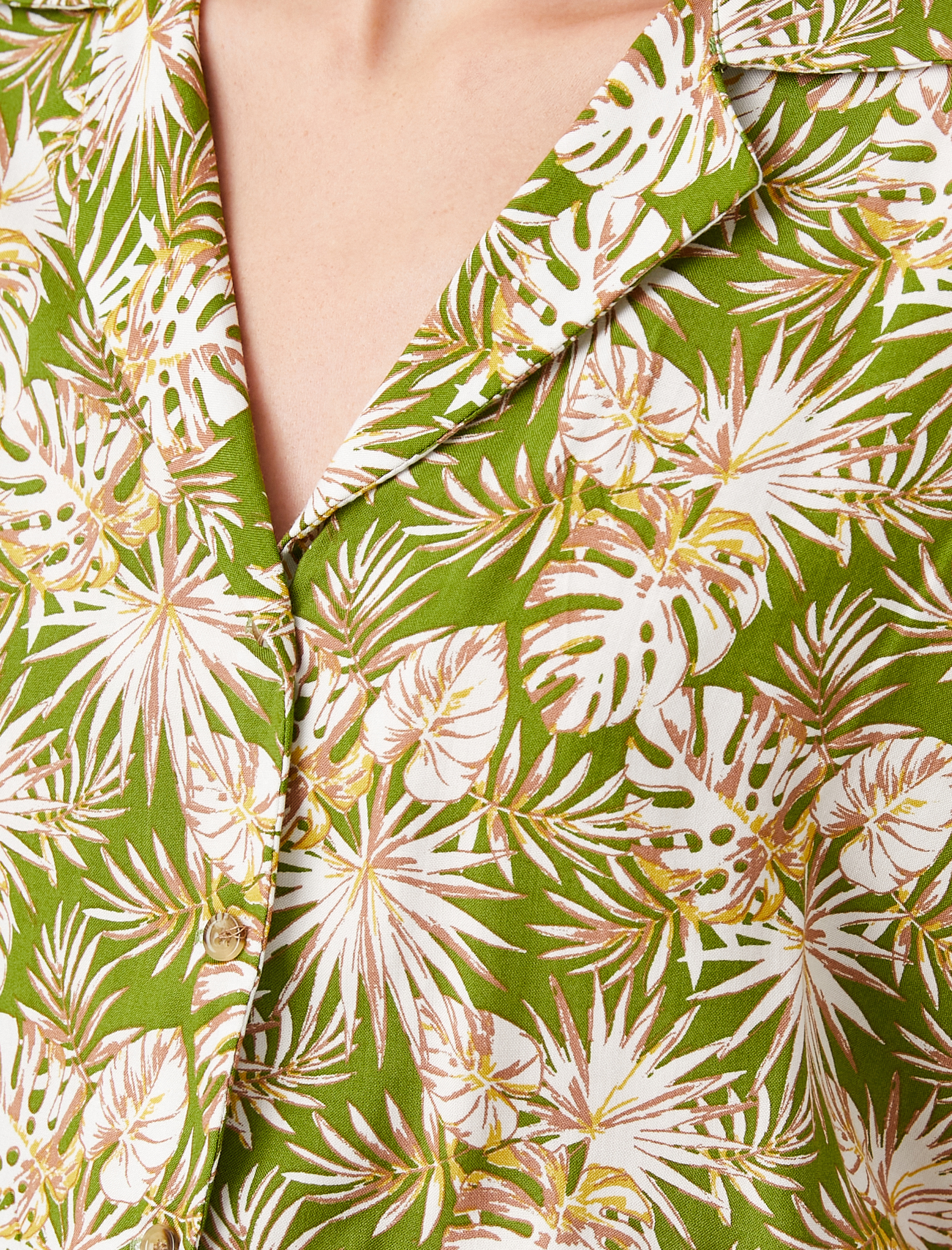   Desenli Tulum Kısa Kollu