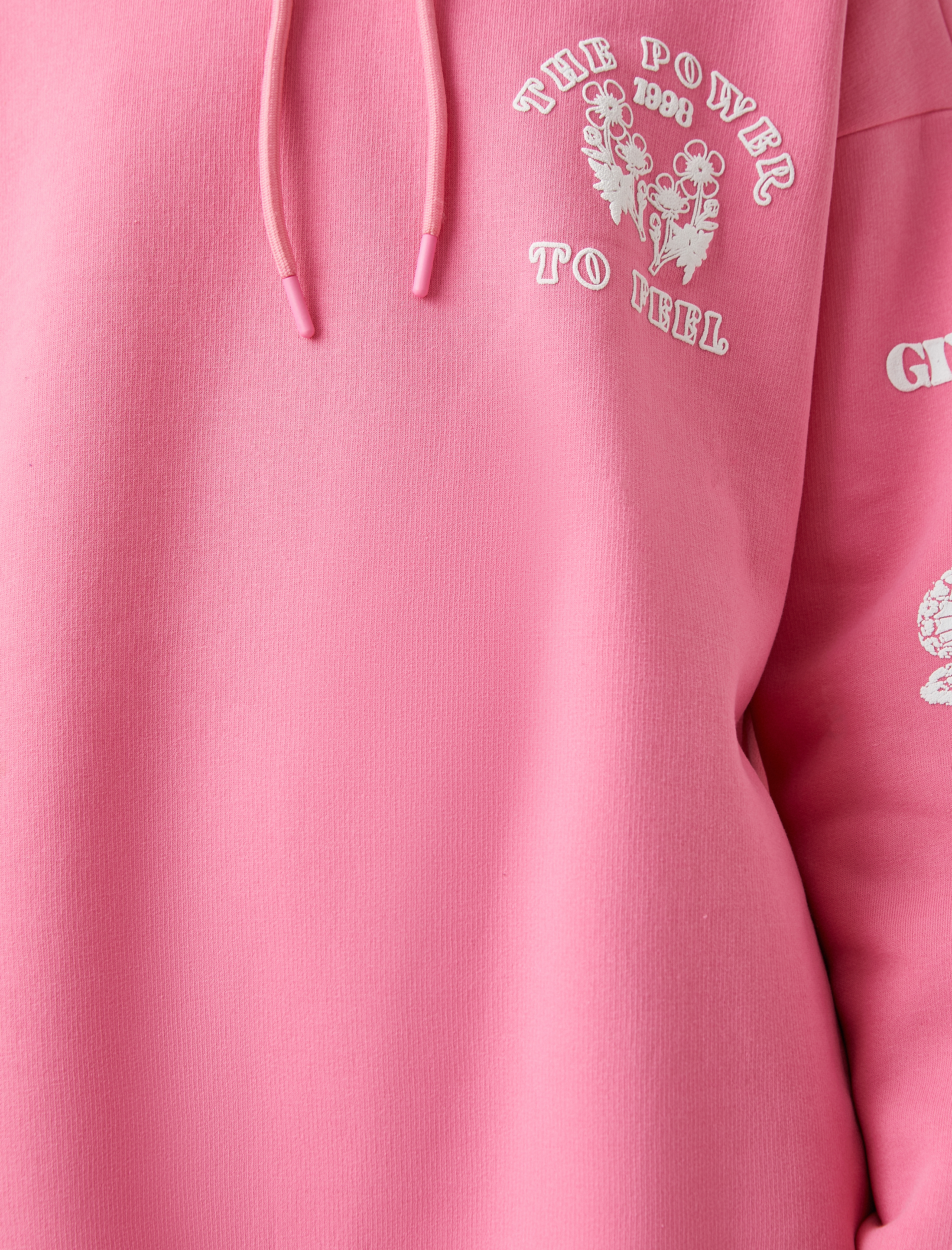   Kapüşonlu Baskılı Sweatshirt