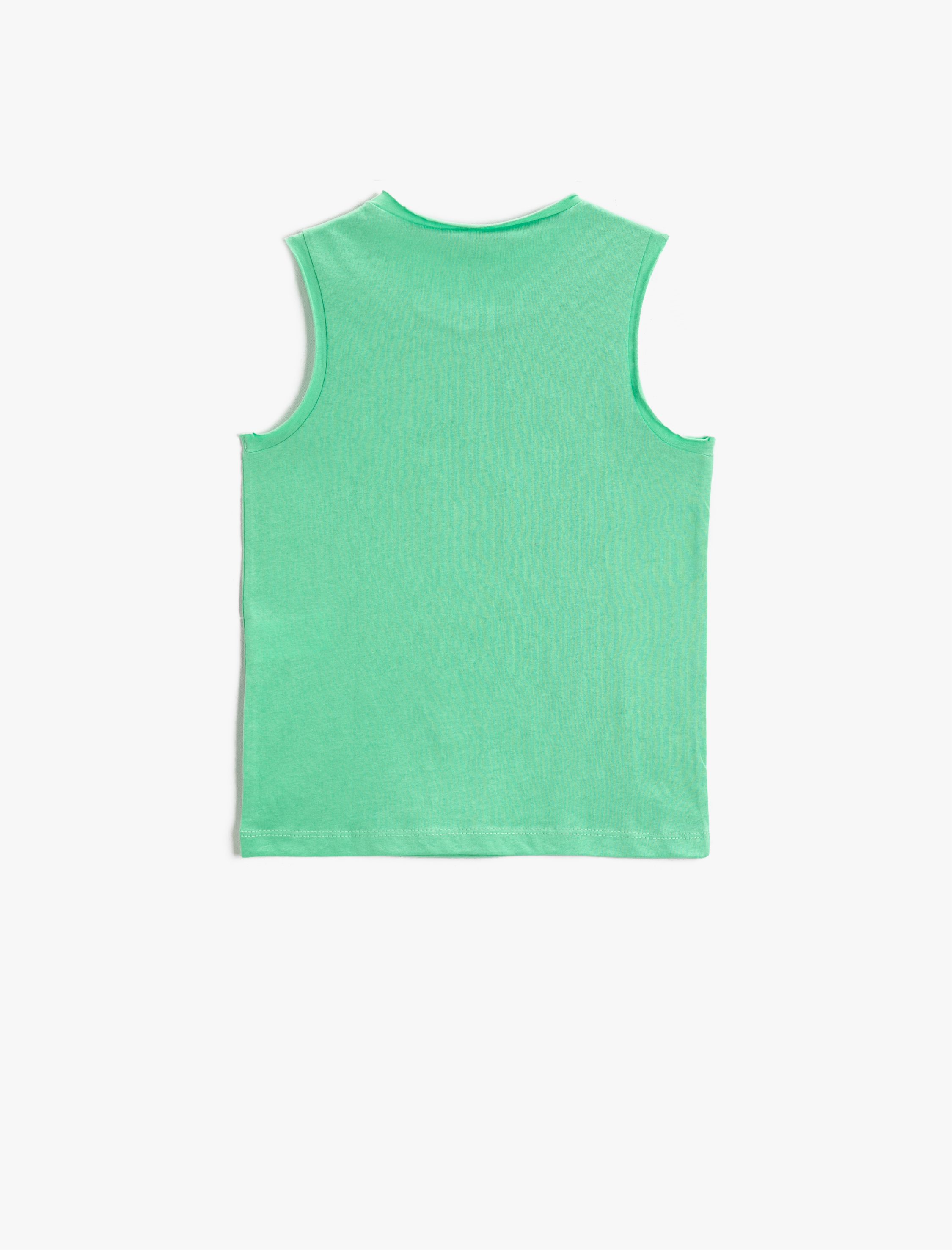  Erkek Çocuk Dinozor Baskılı Atlet Bisiklet Yaka Pamuklu