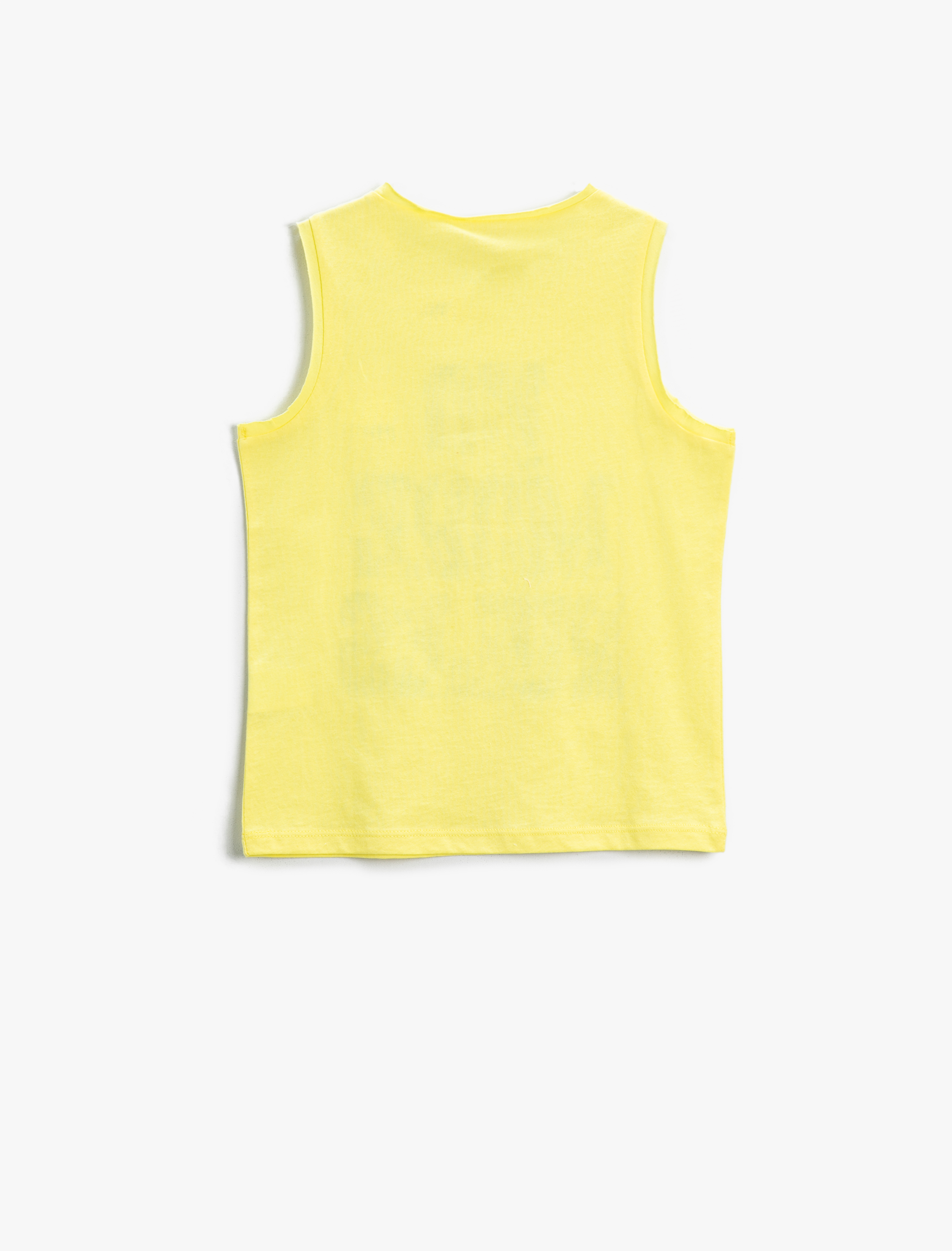  Erkek Çocuk Slogan Baskılı Atlet Bisiklet Yaka Pamuklu