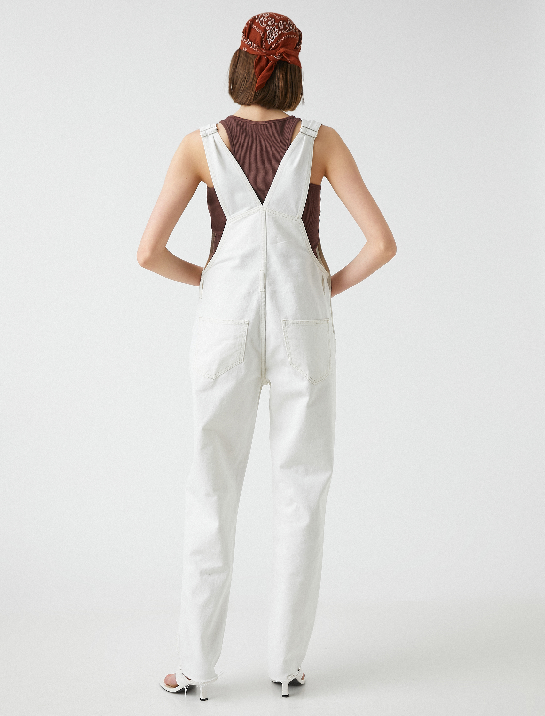 Denim Salopet Tulum Cepli