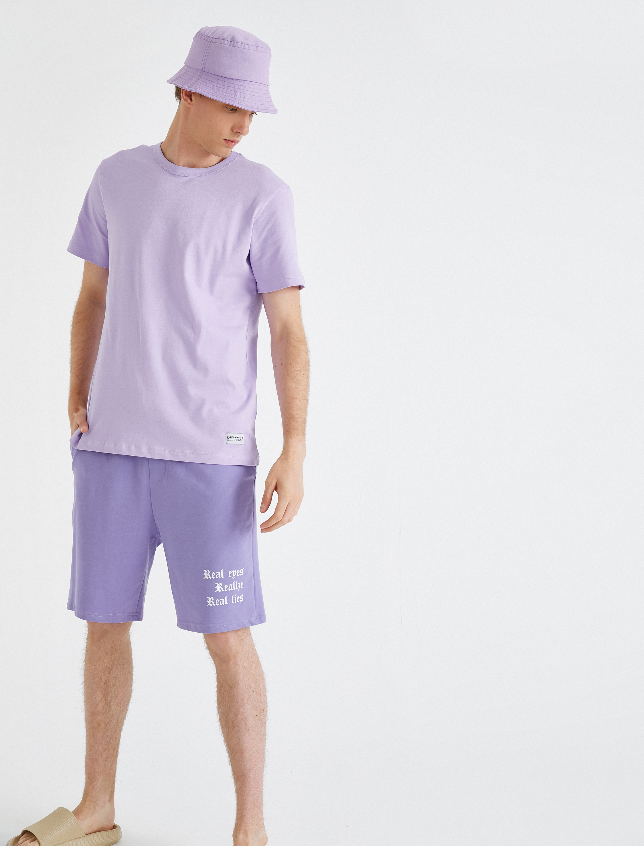   Kısa Kollu Tişört Pamuklu