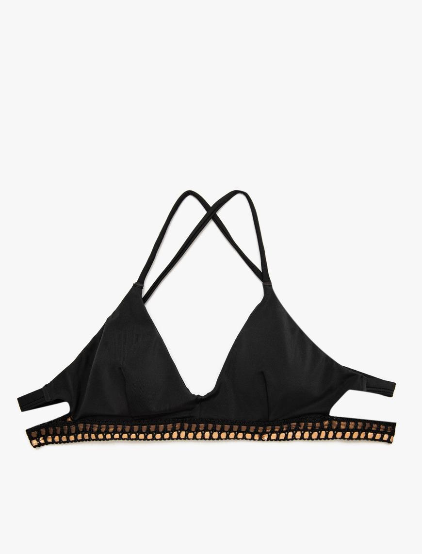   Örgülü Bikini Üstü