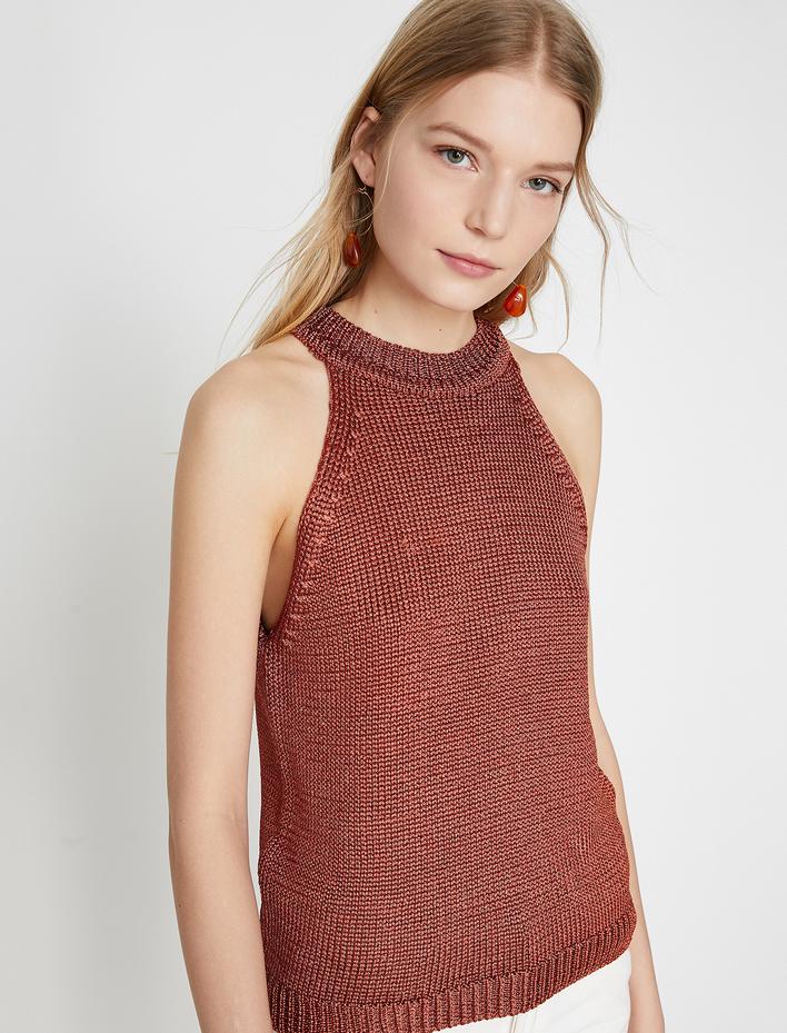  Bisiklet Yaka Triko Kazak