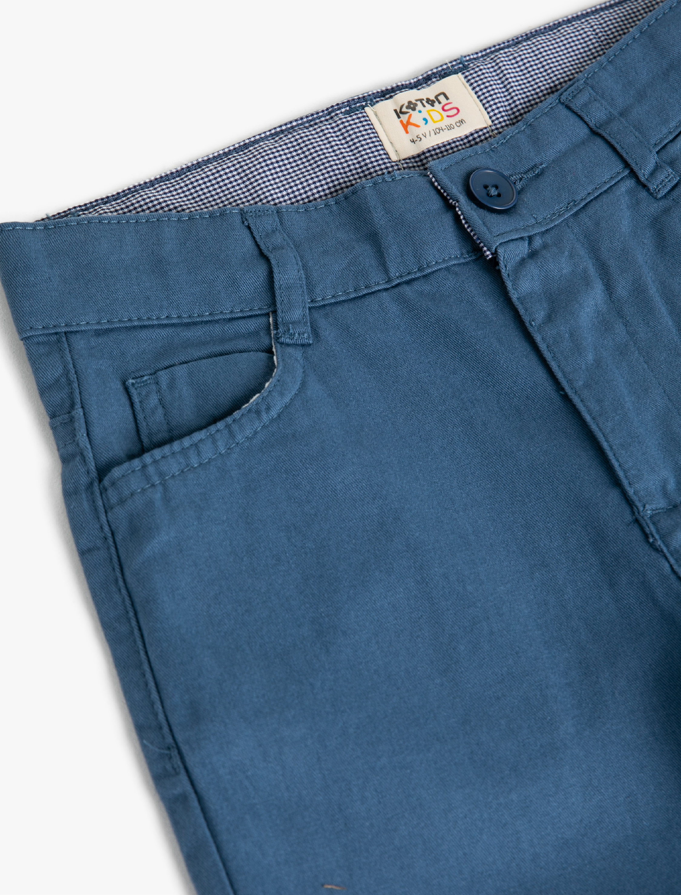  Erkek Çocuk Basic Dokuma Pantolon Pamuklu