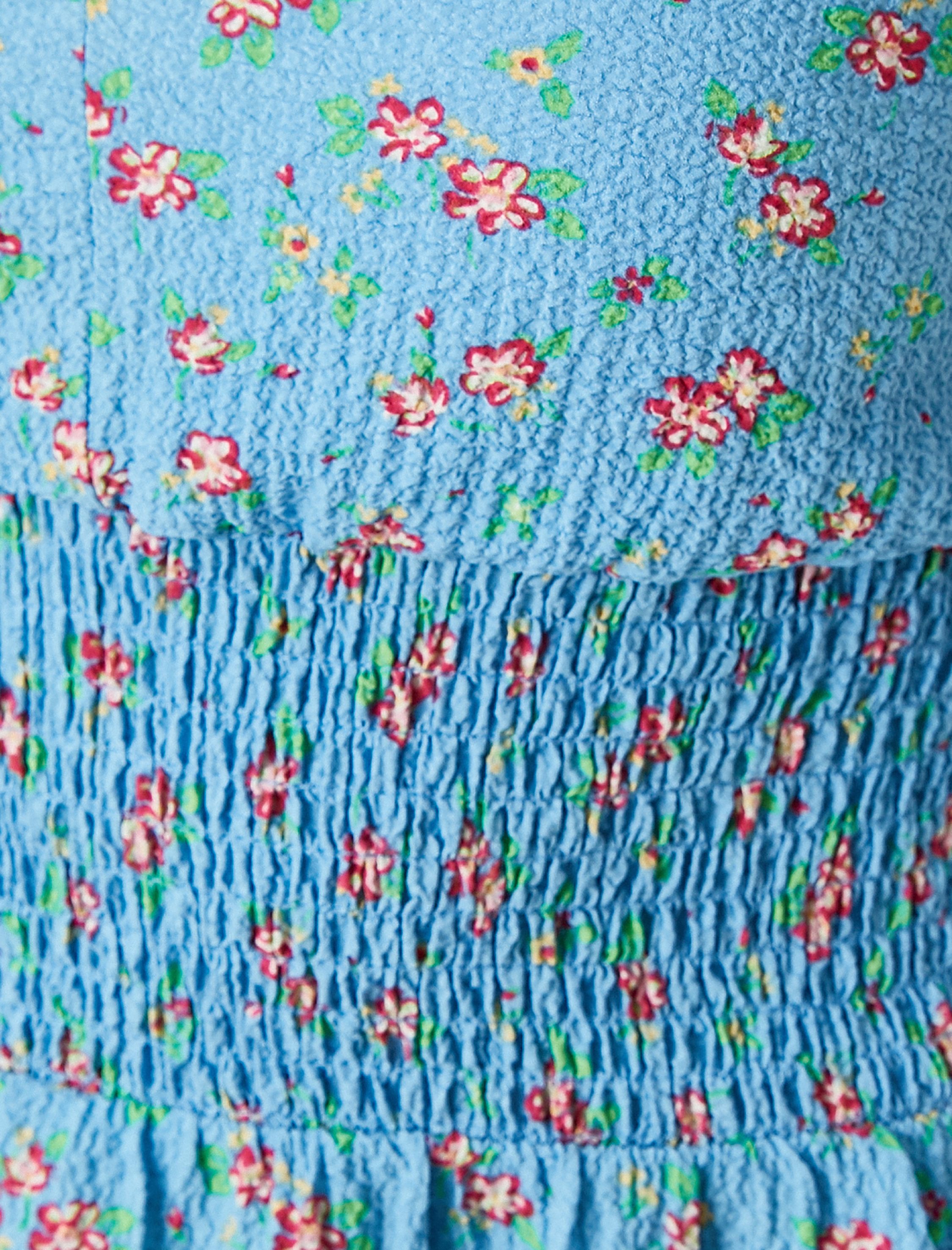   Mini Elbise Çiçekli Gipeli