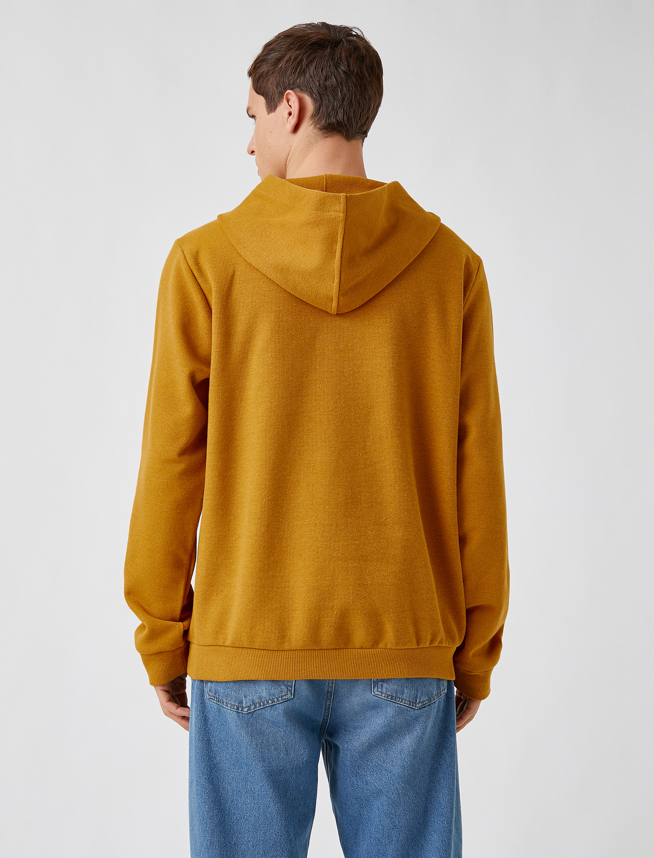   Fitilli Kapüşonlu Sweatshirt