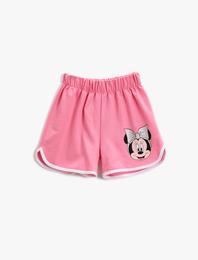 Minnie Mouse Şort Lisanslı Pamuklu