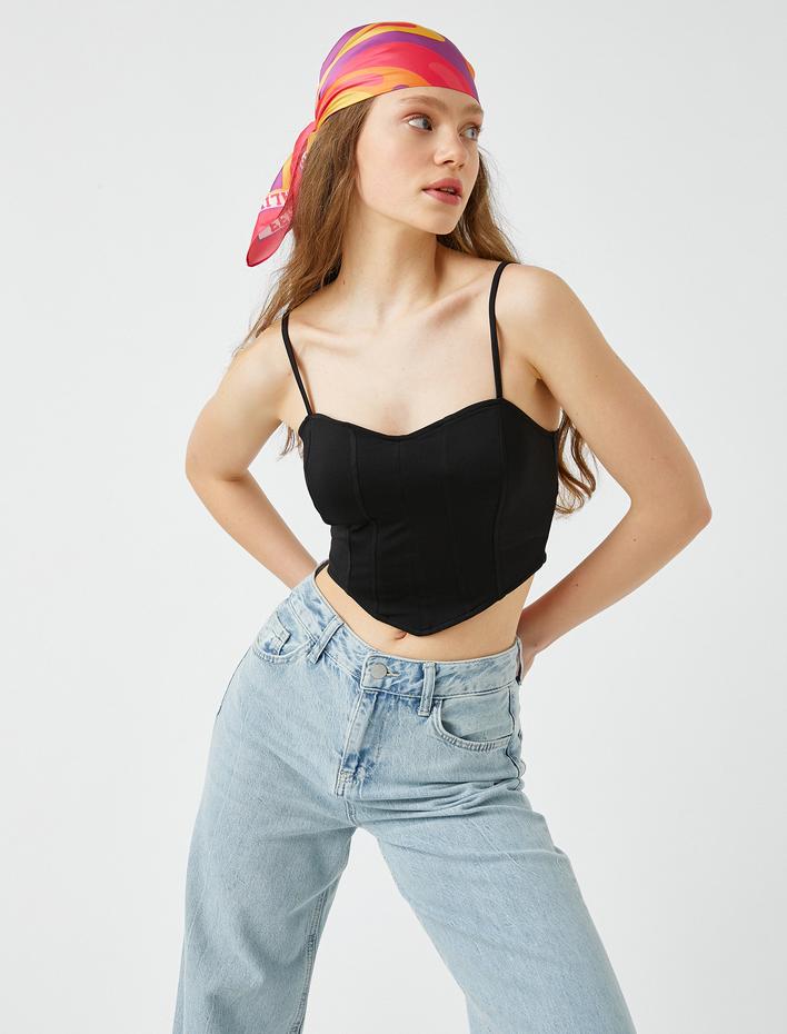  Korse Büstiyer İnce Askılı