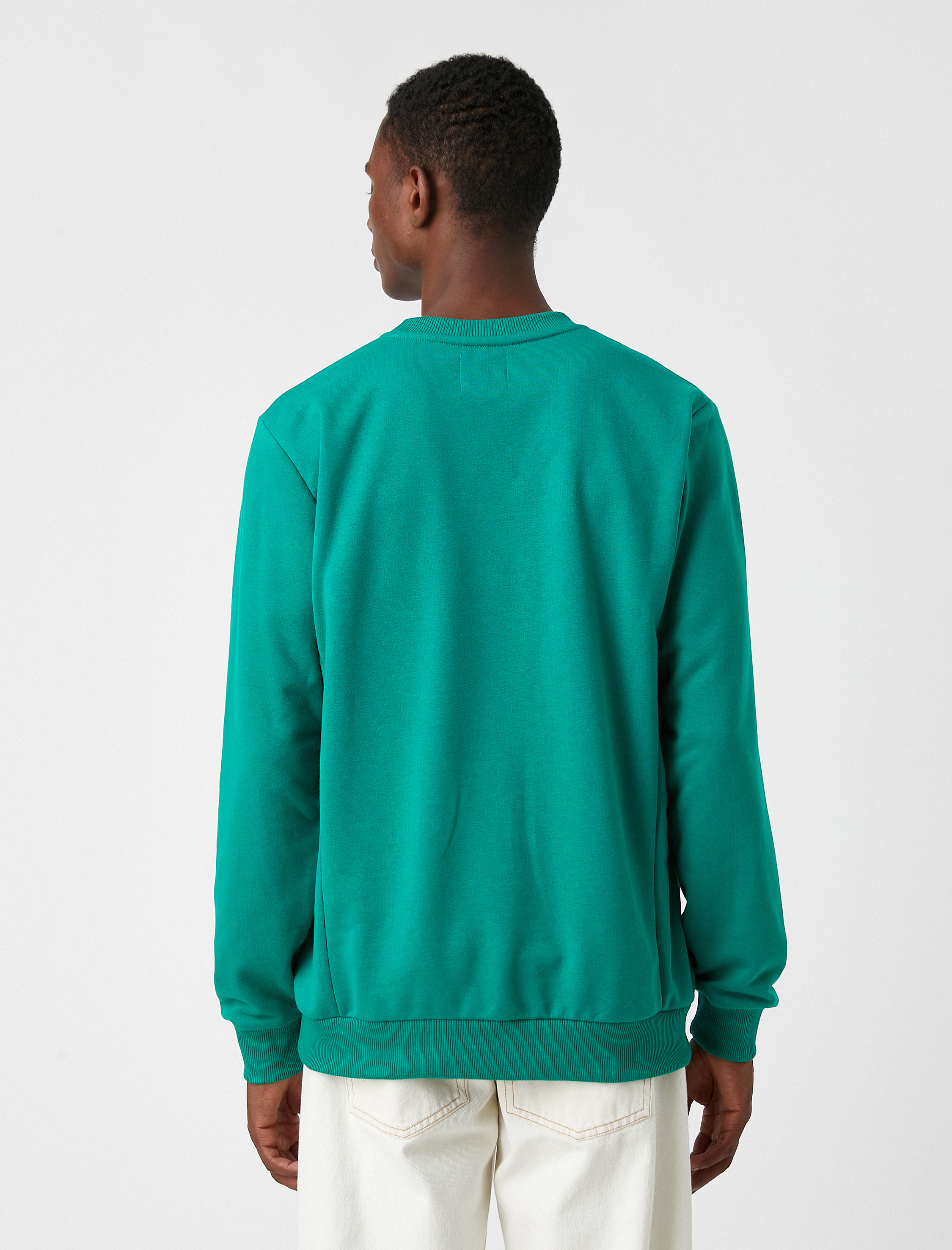Basic Sweatshirt Bisiklet Yaka