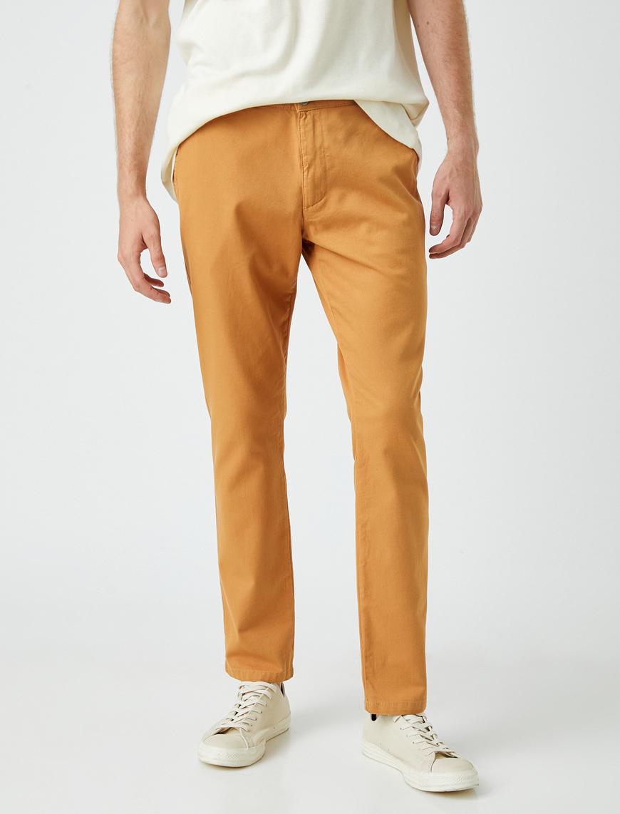   Basic Chino Pantolon Pamuklu