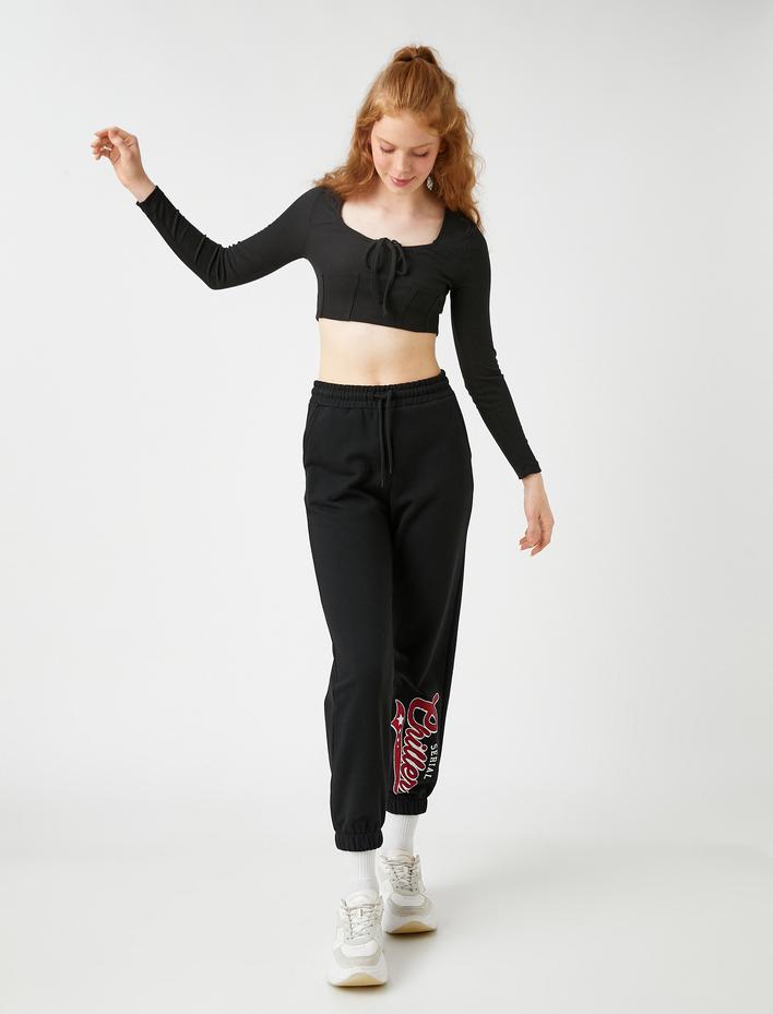  Baskılı Jogger Eşofman Altı