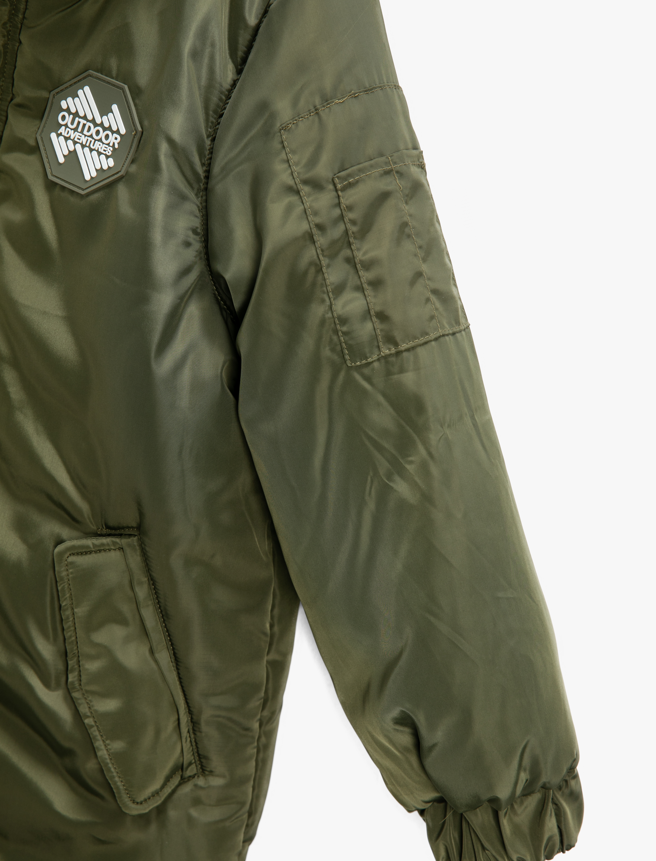 Erkek Çocuk Parka Suni Kürk Detaylı Kapüşonlu