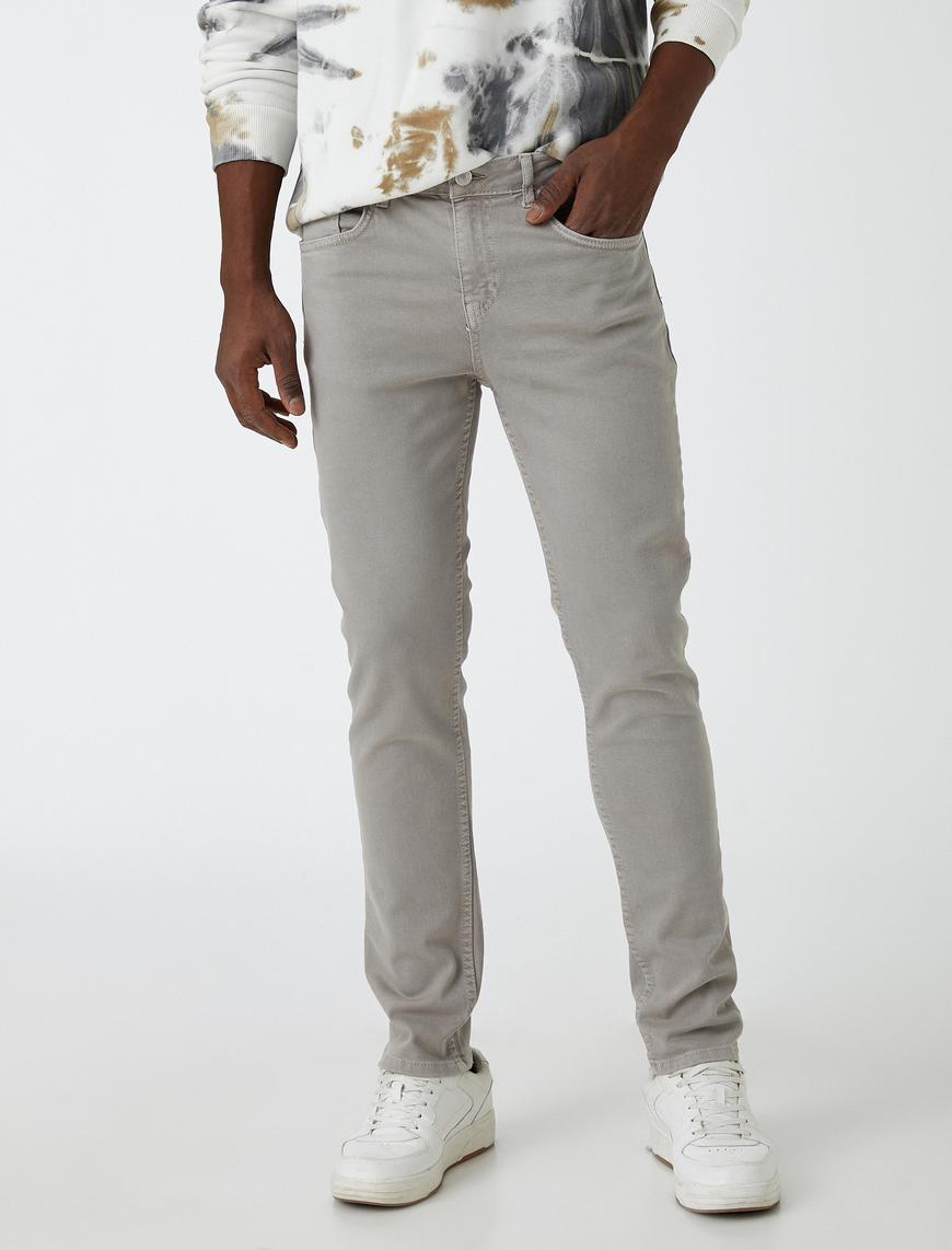   Slim Fit Kot Pantolon - Brad Jean