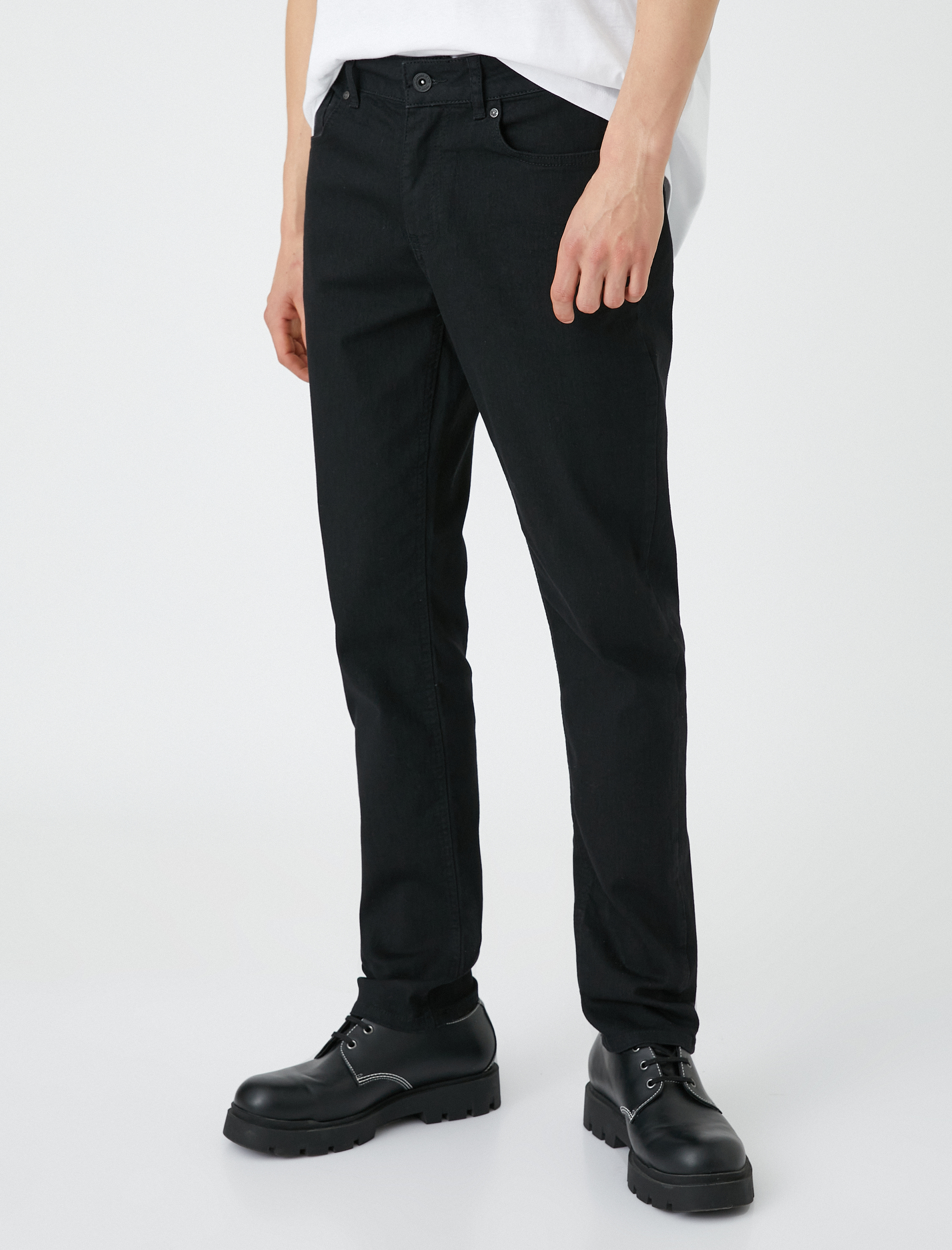Slim Straight Fit Kot Pantolon - Chadwick Jean