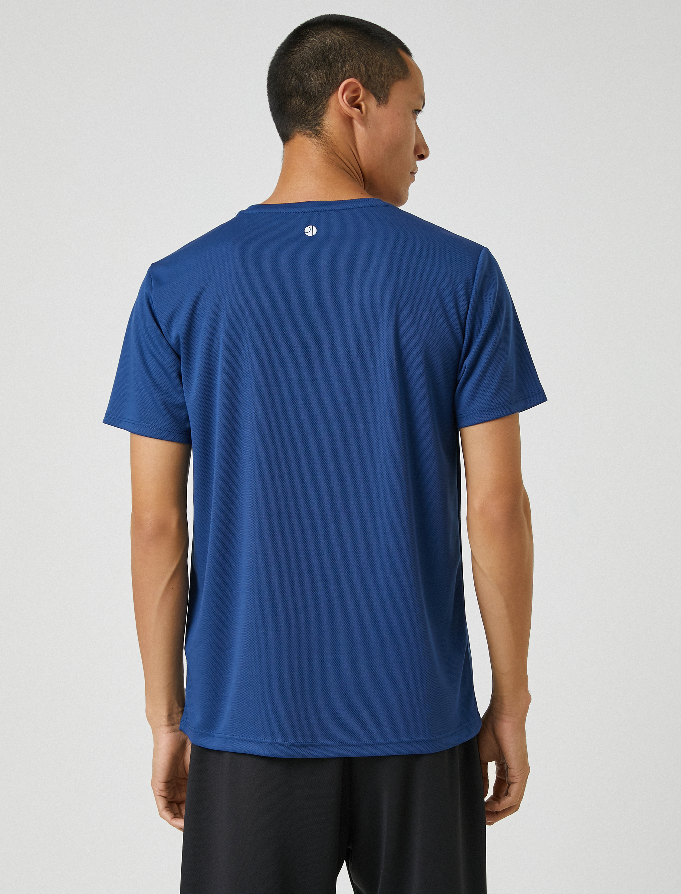   Spor Tişört Slogan Baskılı Bisiklet Yaka Nefes Alan Kumaş