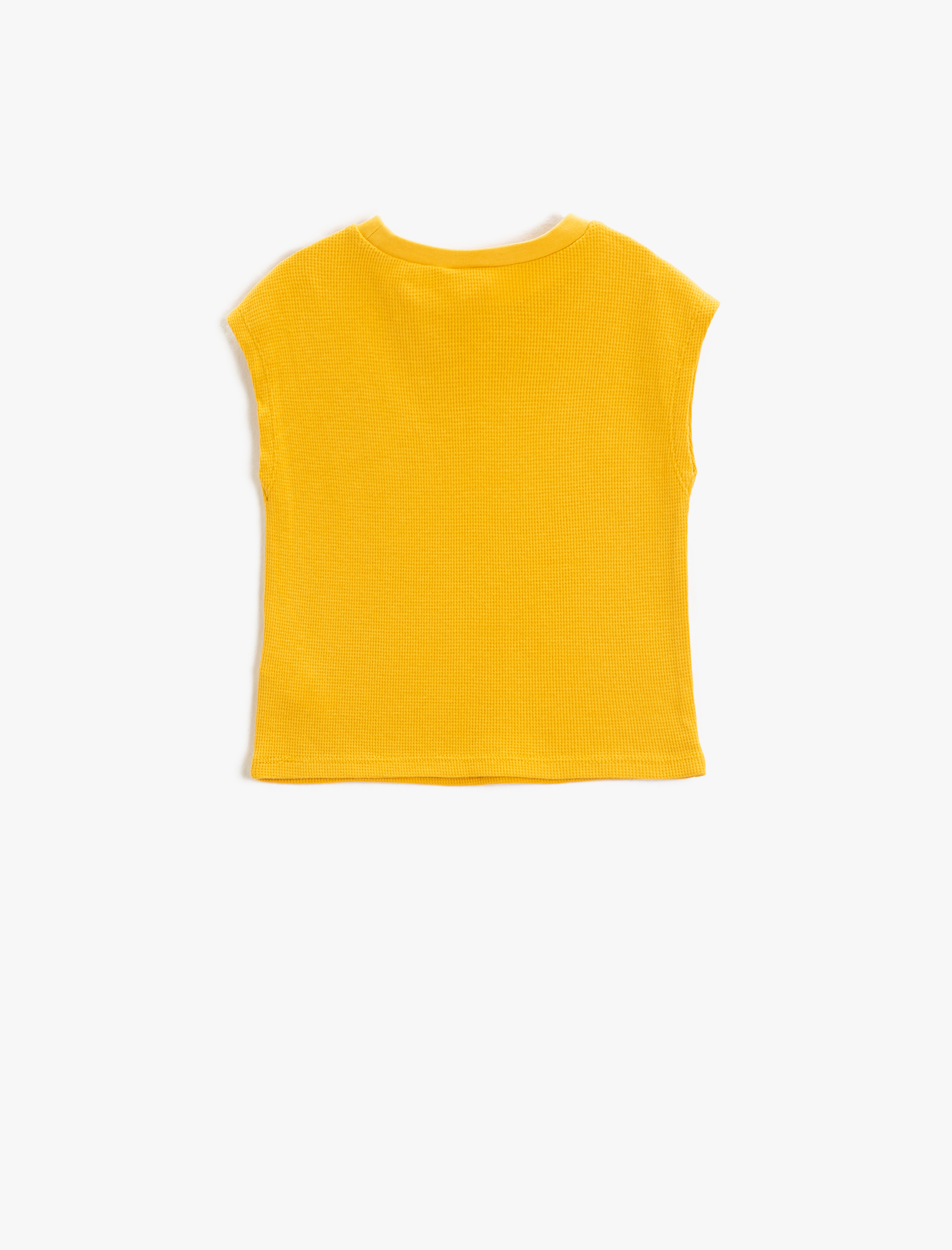  Erkek Bebek Kolsuz Tişört Hayvan Baskı Detaylı Dokulu Bisiklet Yaka