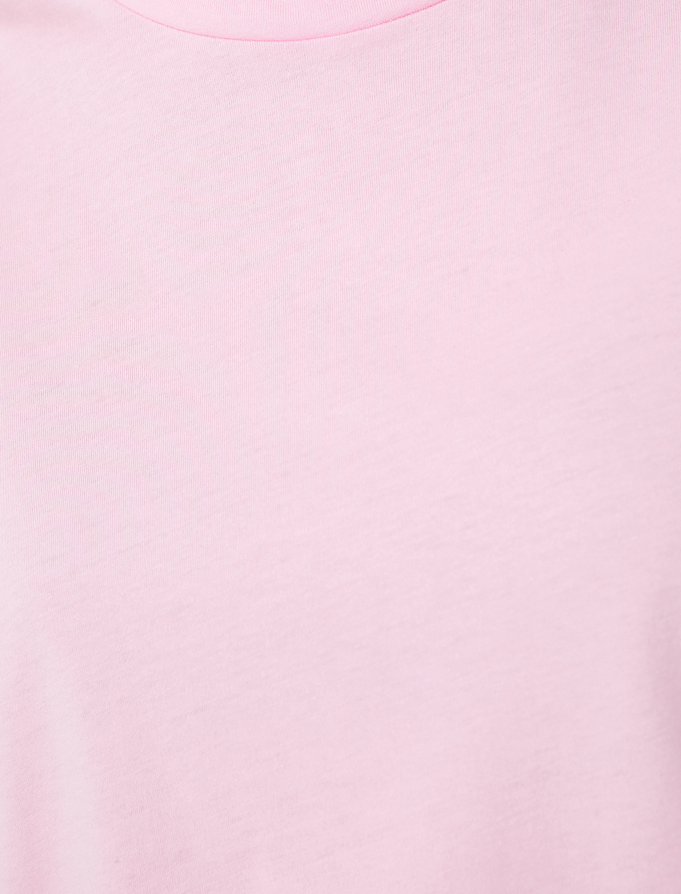   Kolları Volanlı Tişört Bisiklet Yaka Pamuklu