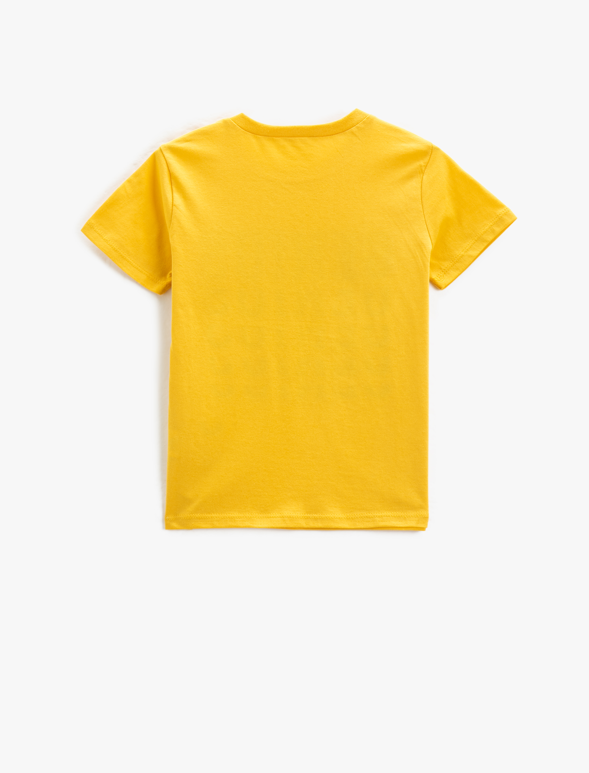  Erkek Çocuk Tişört Baskılı Kısa Kollu Bisiklet Yaka