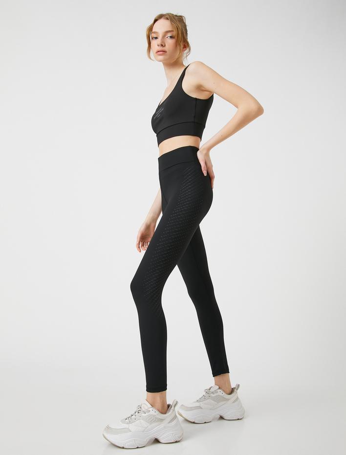  Sporcu Tayt Yanları Puantiye Baskılı