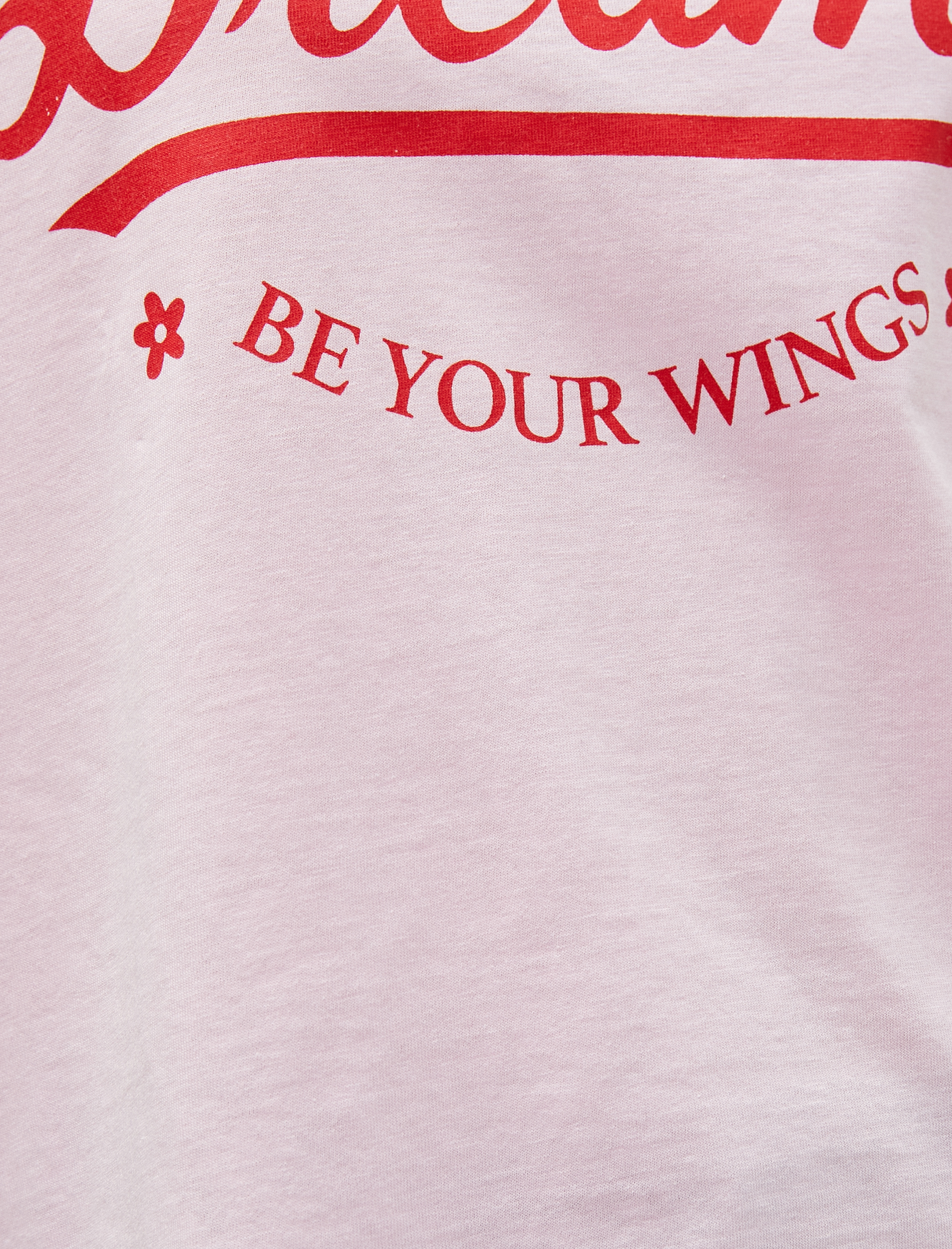   Baskılı Tişört Bisiklet Yaka Kısa Kollu Pamuklu