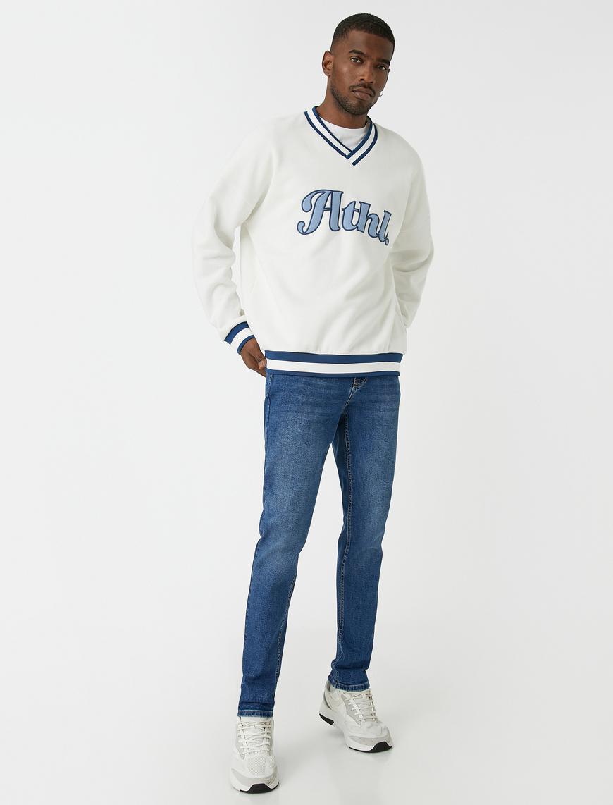   Slim Fit Kot Pantolon - Brad Jean