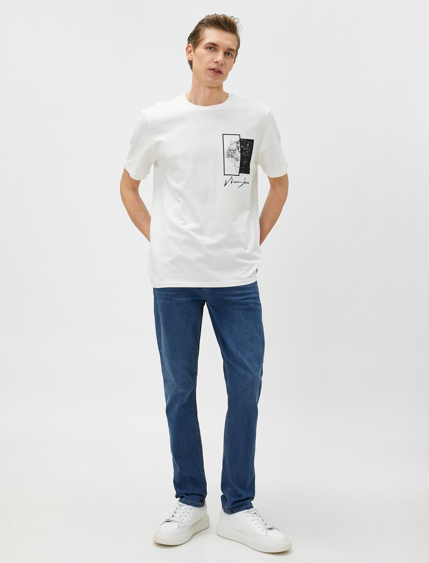   Slim Fit Kot Pantolon - Brad Jean