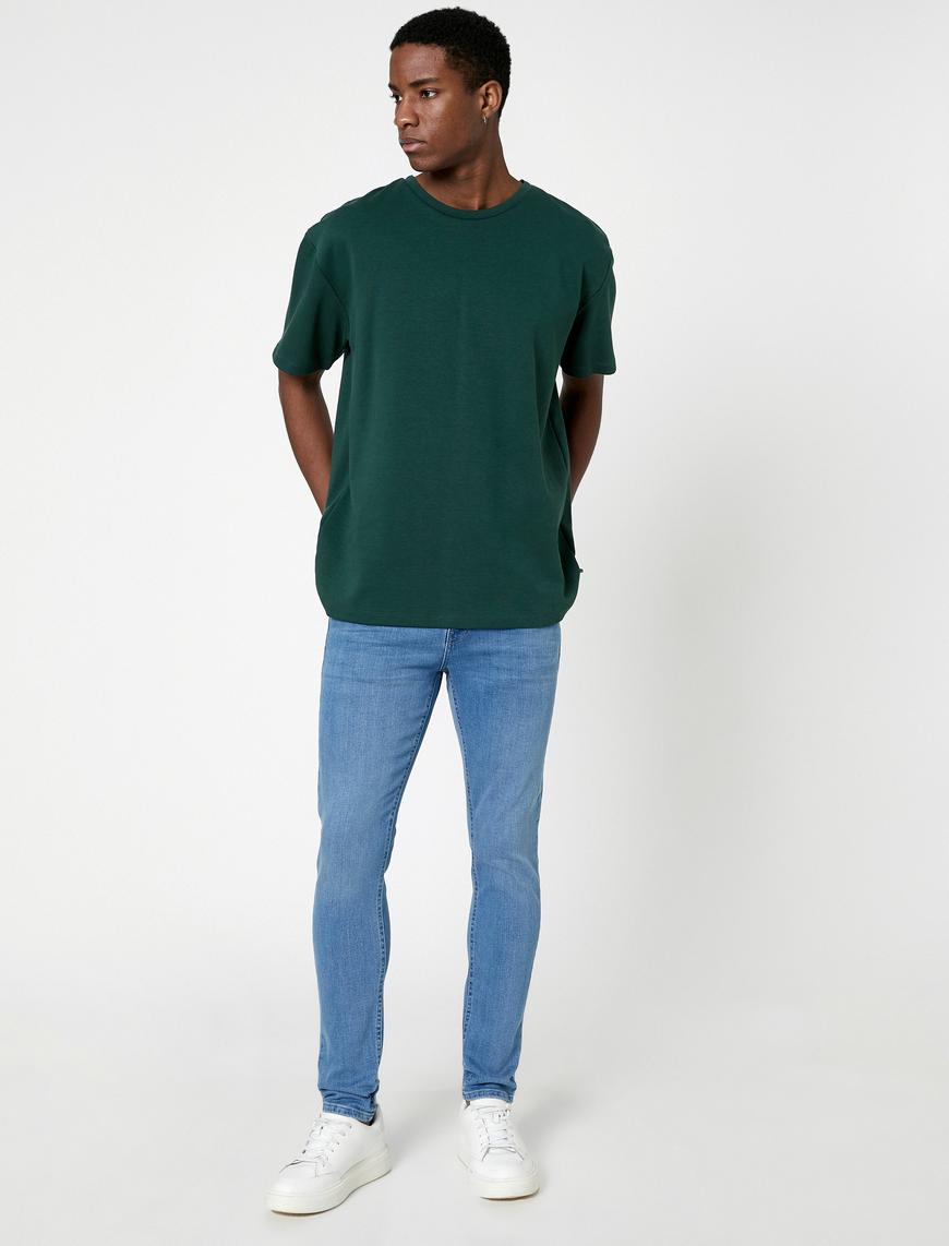   Skinny Fit Kot Pantolon - Michael Jean