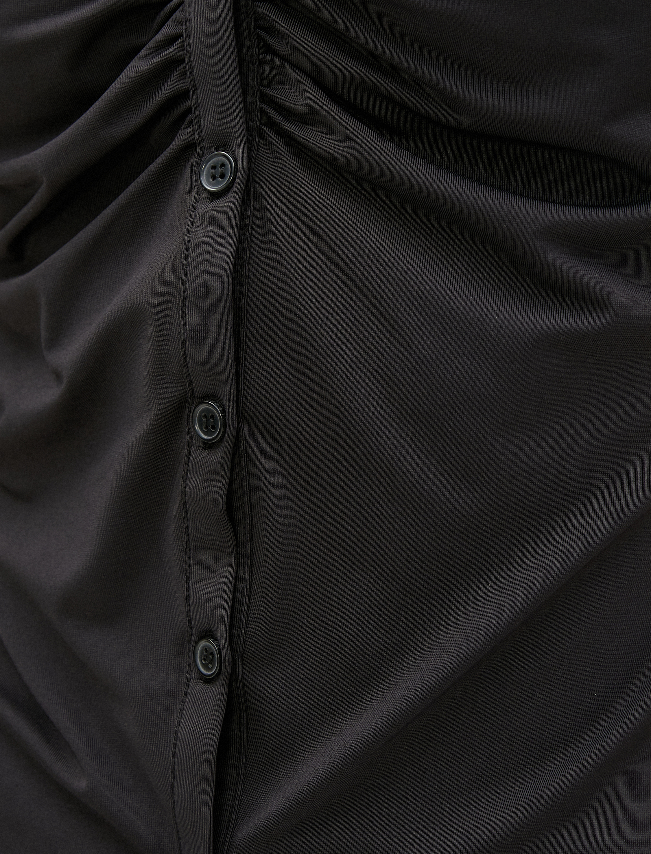   Drapeli Gömlek Kısa Kollu