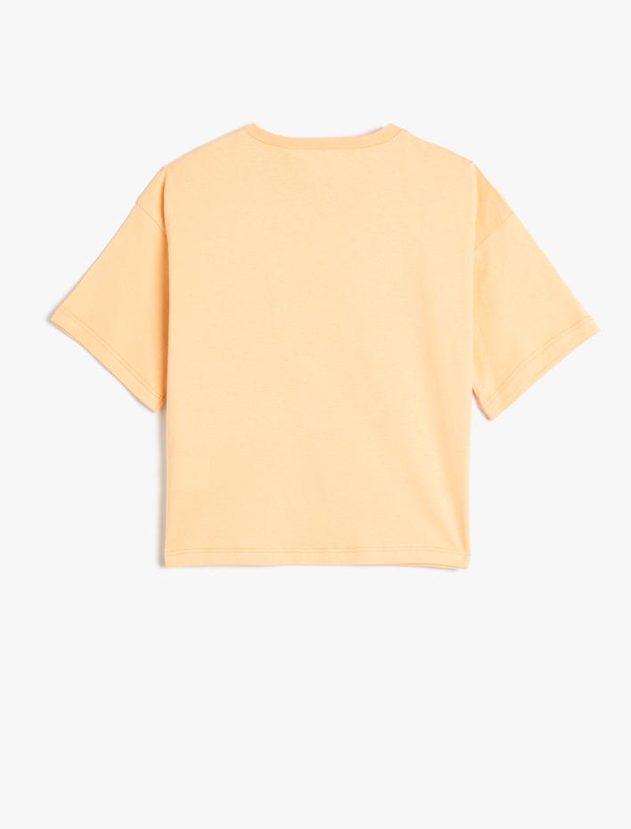 Kız Çocuk Bugs ve Lola Bunny Tişört Lisanslı Kısa Kollu Bisiklet Yaka Pamuklu