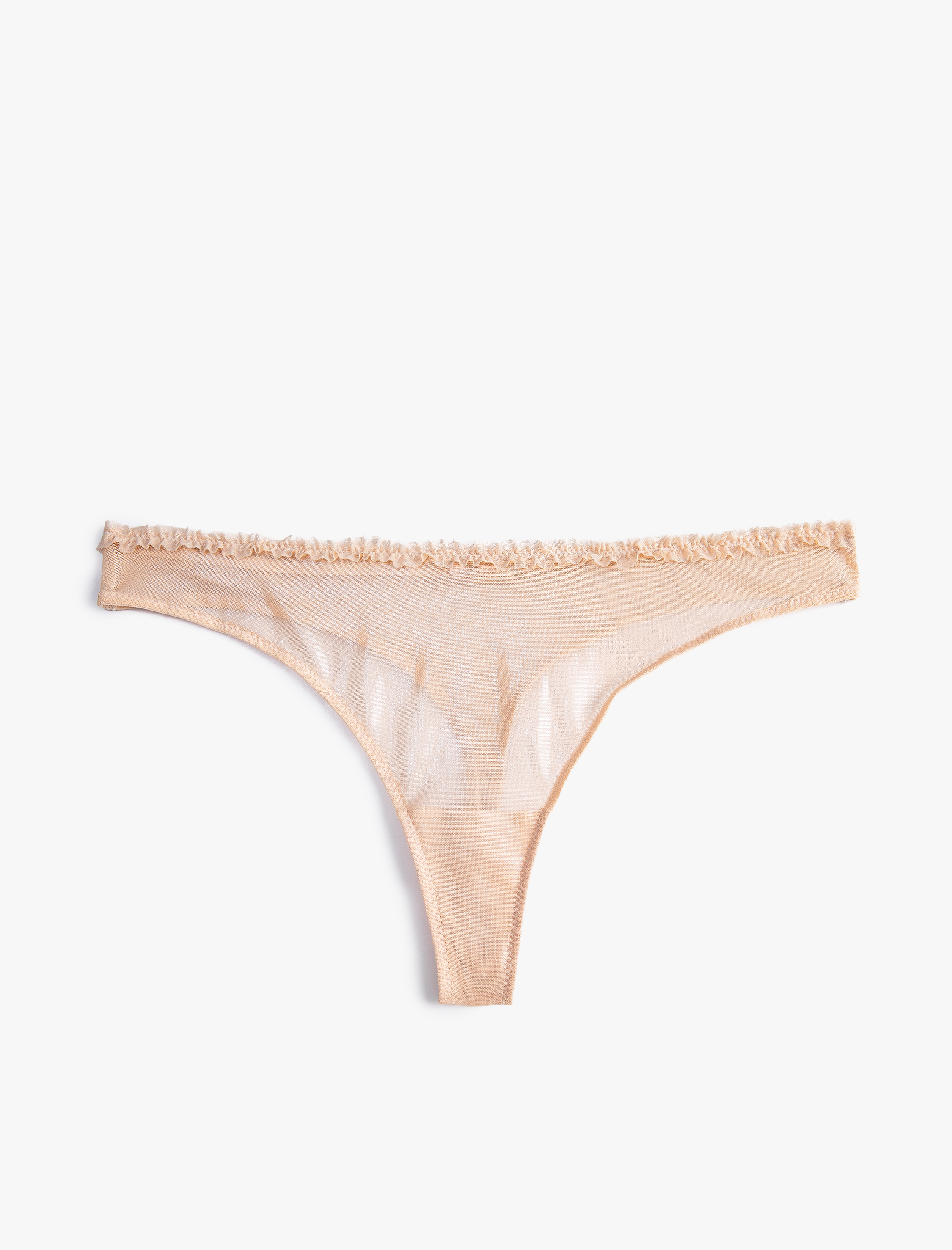   String Külot Fırfırlı Tül Normal Bel