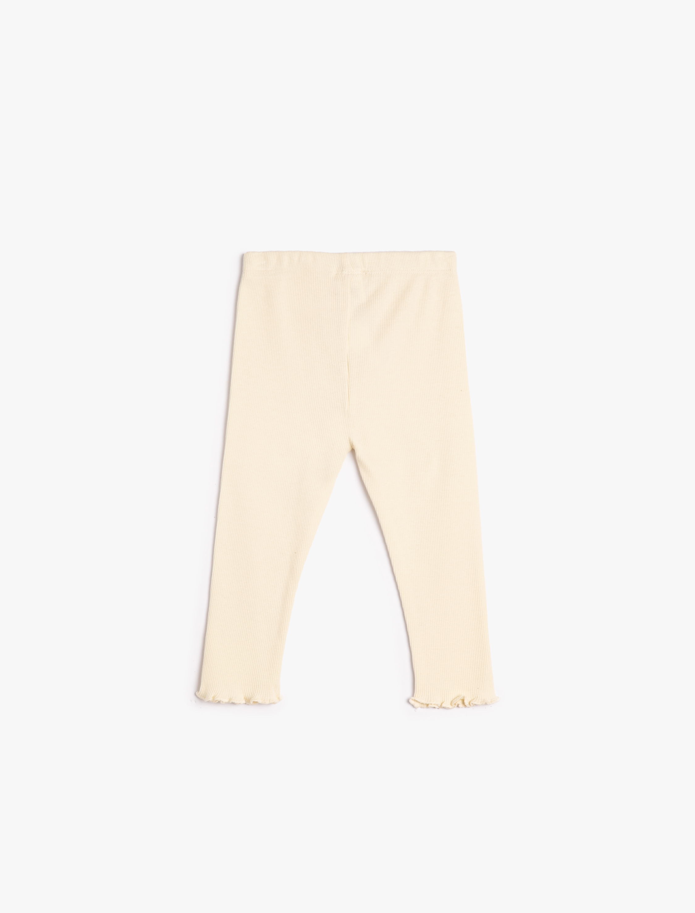  Kız Bebek Basic Tayt Kaşkorse Fırfırlı Beli Lastikli Pamuklu