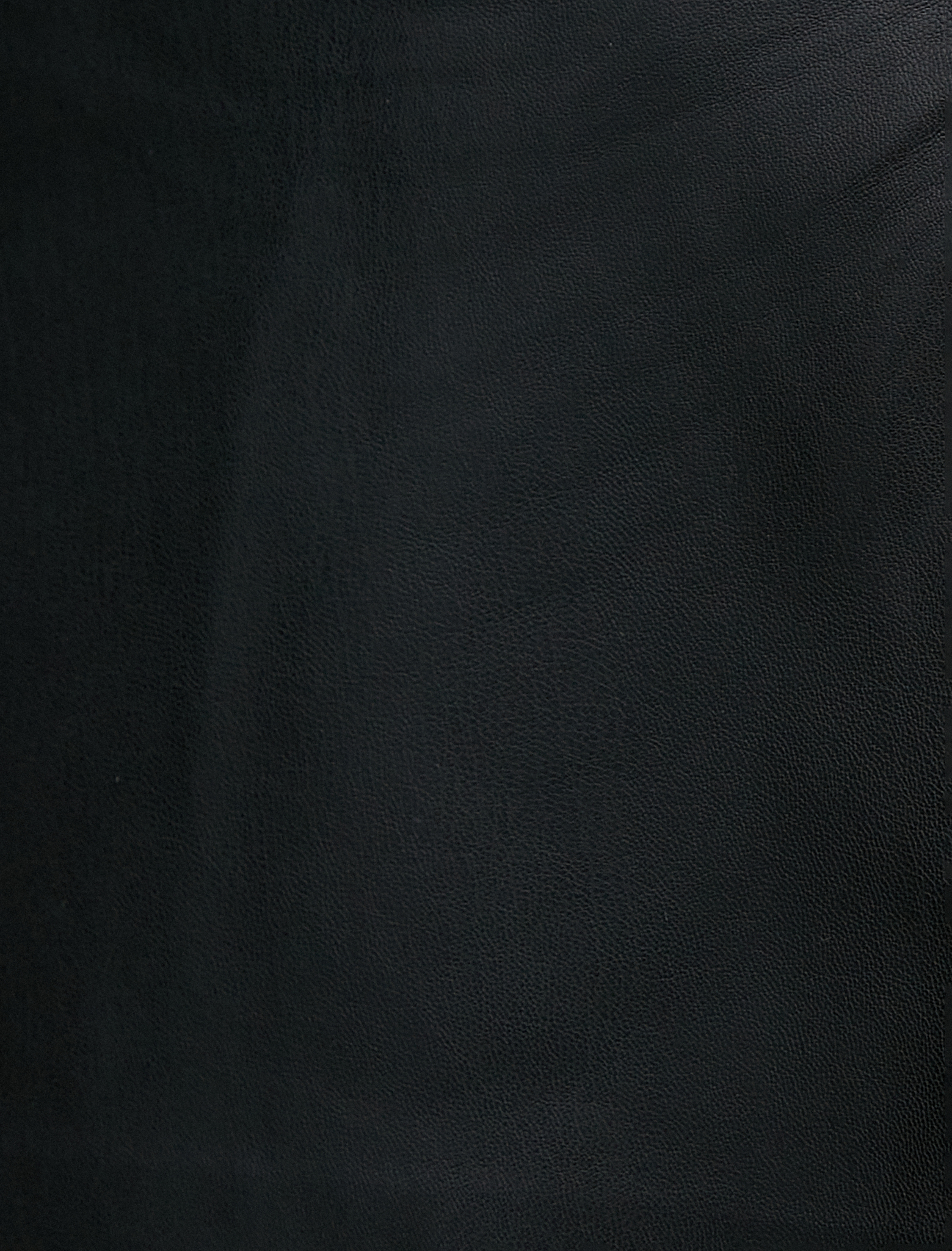   Mini Şort Etek Suni Deri Yırtmaç Detaylı