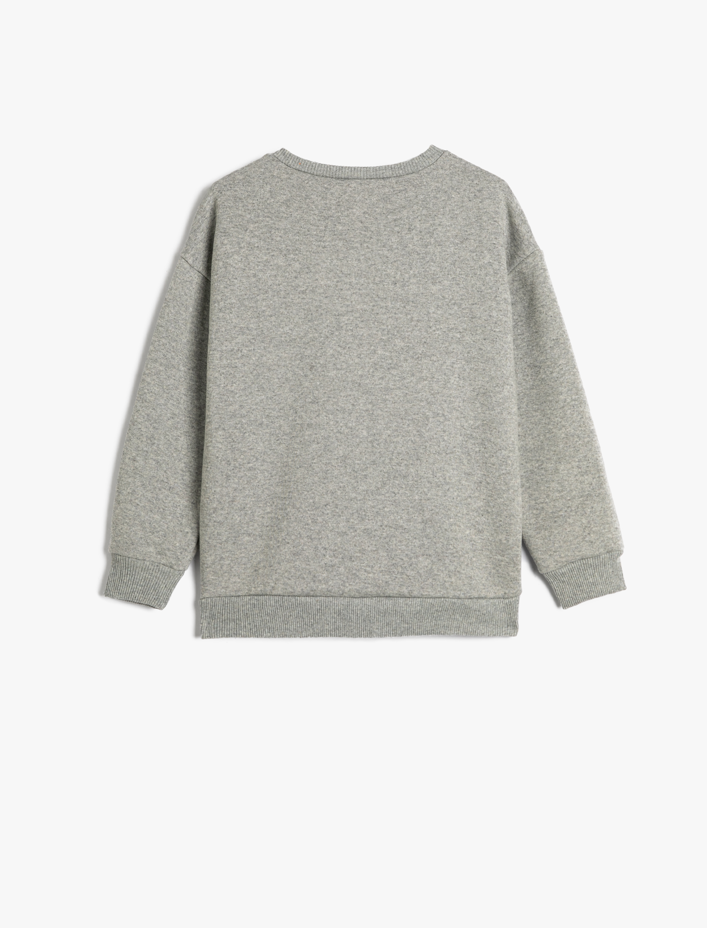  Erkek Çocuk Sweat Kaplan Baskılı Şardonlu Bisiklet Yaka