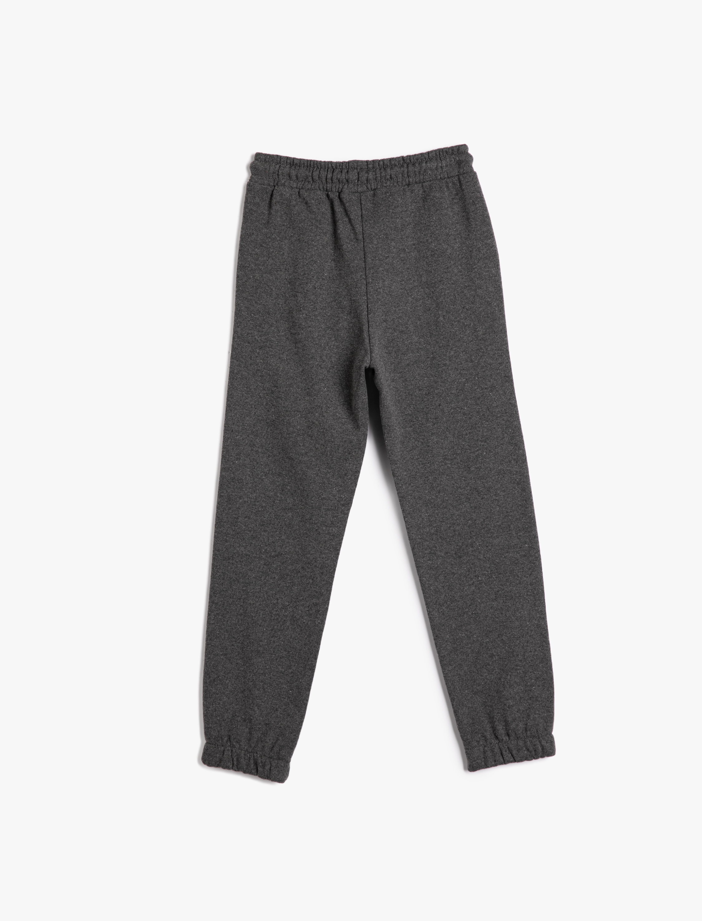  Erkek Çocuk Jogger Eşofman Altı Cepli Beli Bağlamalı Baskı Detaylı