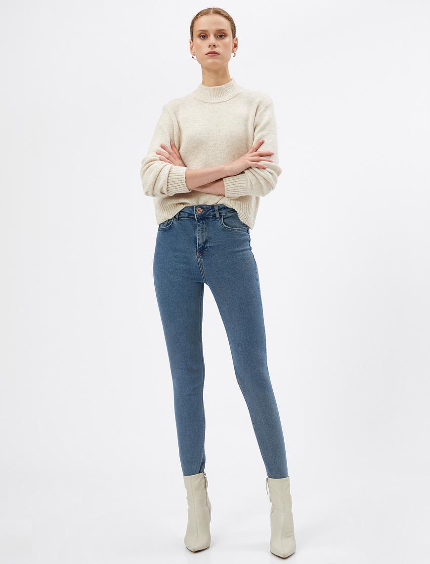   Dar Paça Kot Pantolon Dar Kesim - Carmen Jeans