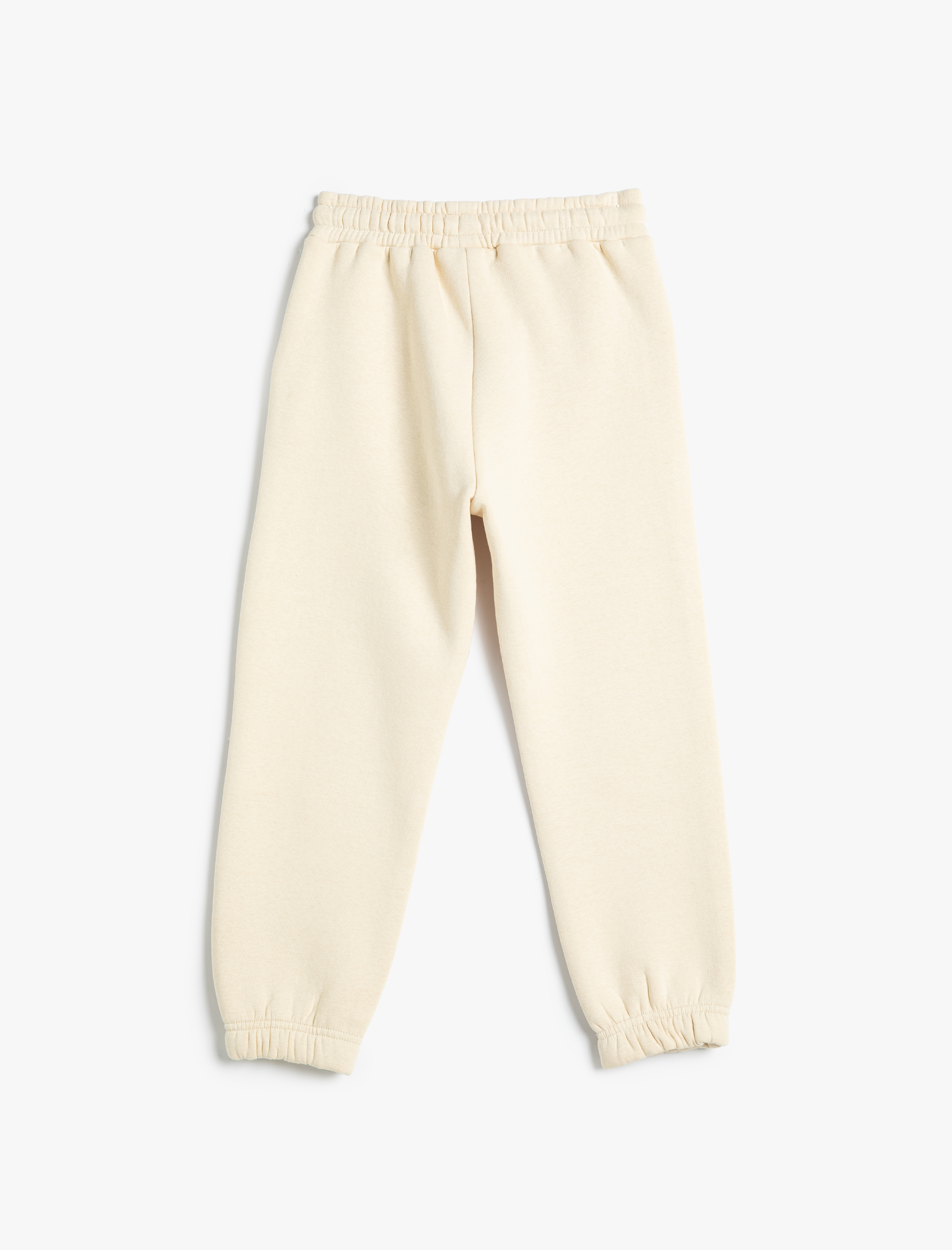 Erkek Çocuk Basic Jogger Eşofman Altı Şardonlu Beli Bağlamalı Cepli
