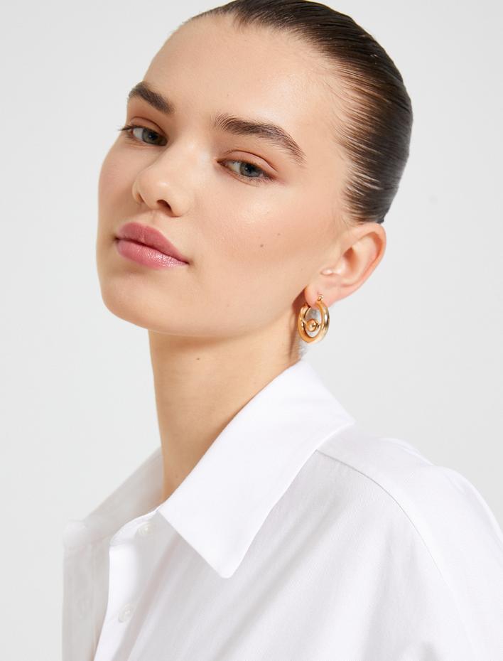 Kadın Küpe Geometrik Şekilli